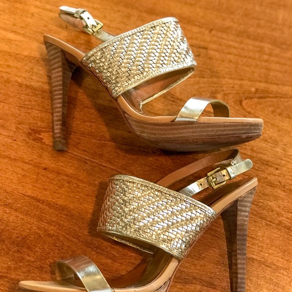 Coach Shoes - Coach Steffi Sandals - GOLD